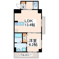 健軍町駅 徒歩21分 3階の物件間取画像